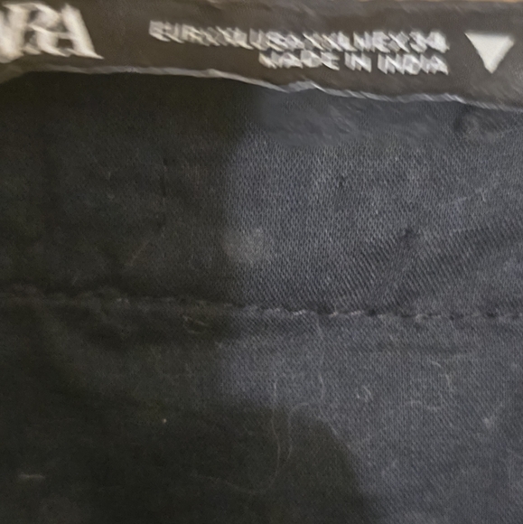 Zara Printed Mini Tunic Dress. Black and white polka dots. Size XXL. - Picture 14 of 16